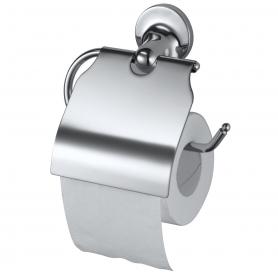 HACEKA KOSMOS CHROME TOILET ROLL HOLDER WITH LID 1112657 