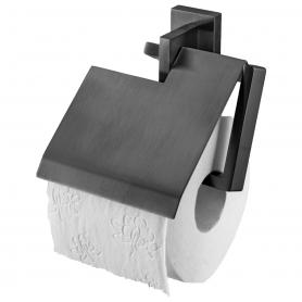 Haceka IXI Porte-Rouleau pour papier toilette avec couvercle inox