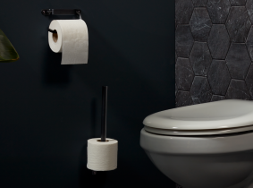 Haceka Kosmos Réserve papier toilette 5.3x29.5x13.6cm Gunmetal - 1208735 